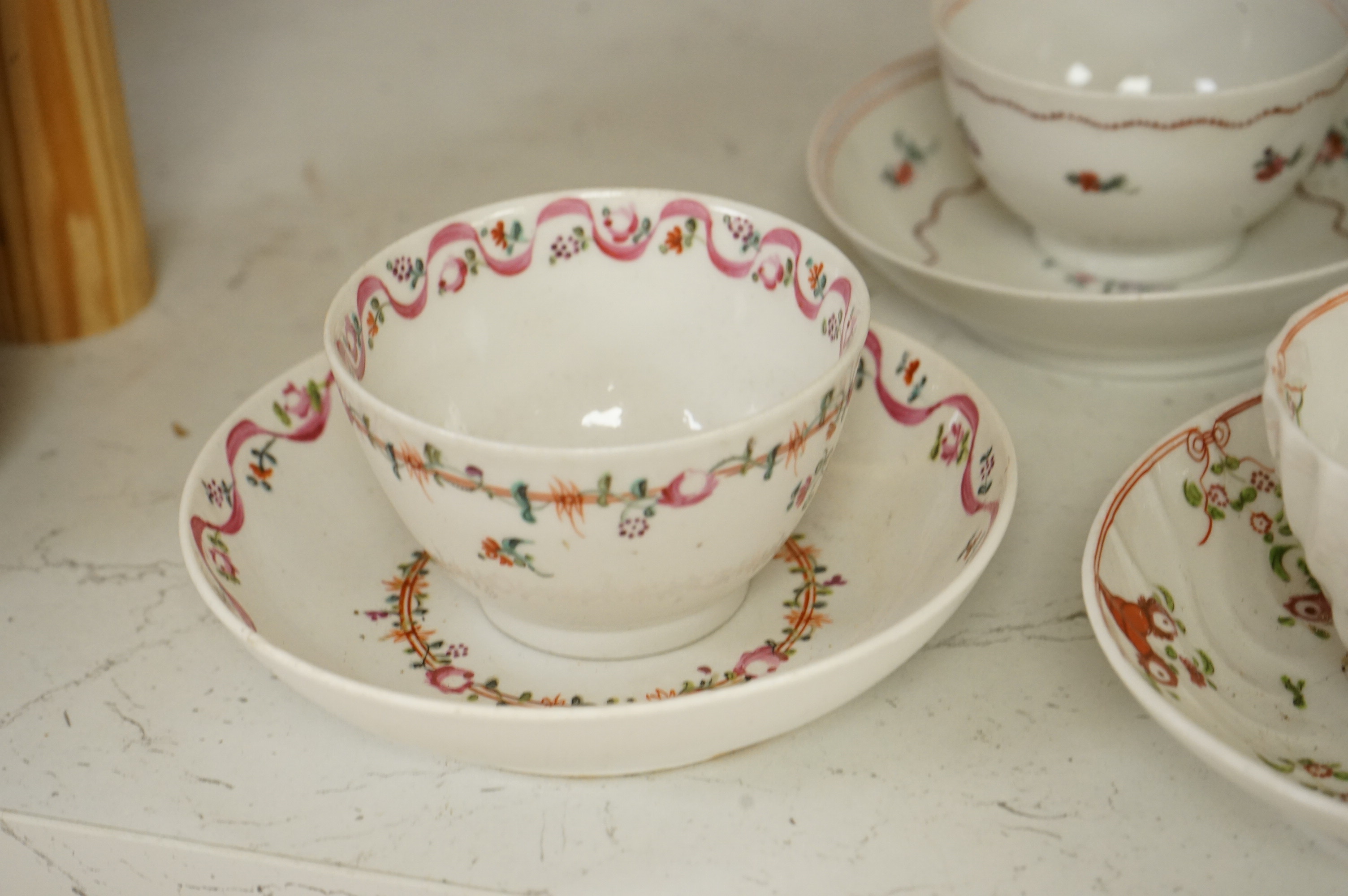 A collection of 18th century and later English teaware (18)